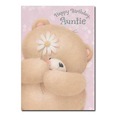 Auntie Birthday Forever Friends Card